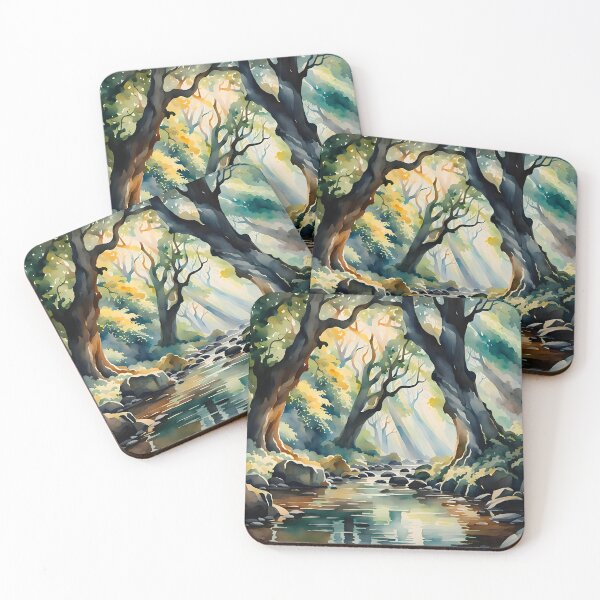 Item preview, Forestscape in Watercolor designed and sold by artedamensagem.
