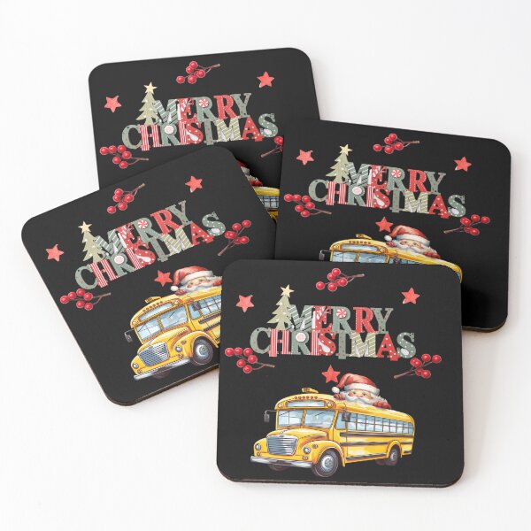 Item preview, Santa's School Bus Adventure: Merry Christmas! designed and sold by LovelyHappyGift.