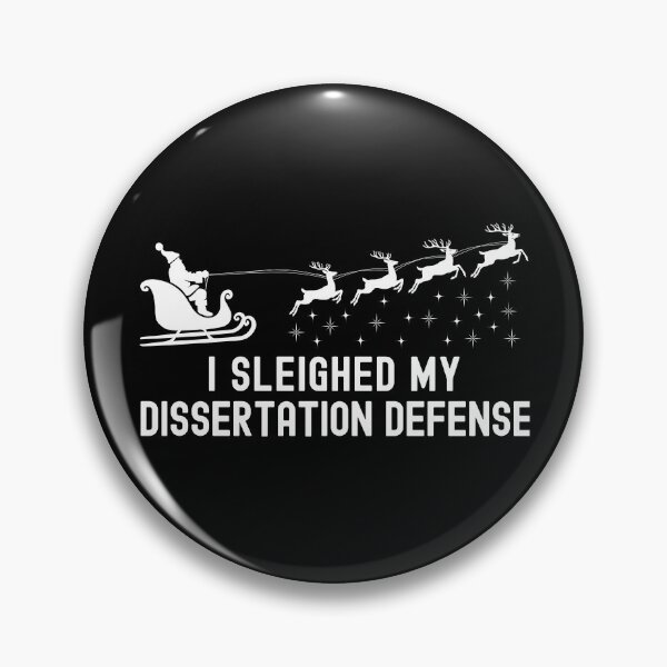 Item preview, I Sleighed My Dissertation Defense | Dissertation Defense Christmas | Thesis Defense Christmas | PhD Graduation Christmas designed and sold by jadedscientist.