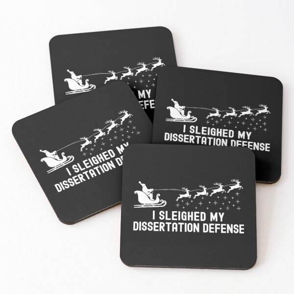 Item preview, I Sleighed My Dissertation Defense | Dissertation Defense Christmas | Thesis Defense Christmas | PhD Graduation Christmas designed and sold by jadedscientist.