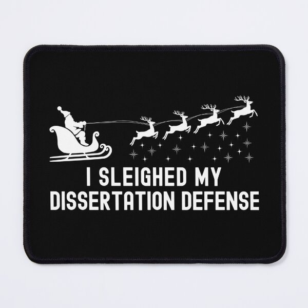 Item preview, I Sleighed My Dissertation Defense | Dissertation Defense Christmas | Thesis Defense Christmas | PhD Graduation Christmas designed and sold by jadedscientist.
