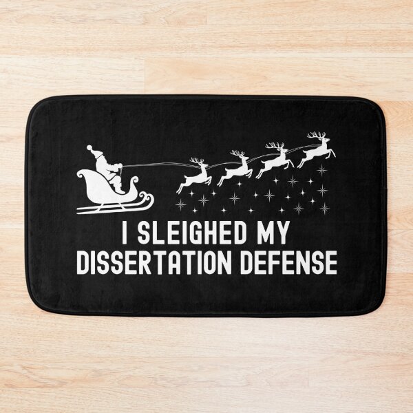Item preview, I Sleighed My Dissertation Defense | Dissertation Defense Christmas | Thesis Defense Christmas | PhD Graduation Christmas designed and sold by jadedscientist.