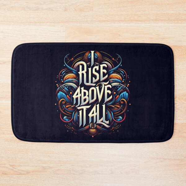 Item preview, I Rise Above It All, typography designed and sold by maxmaj.
