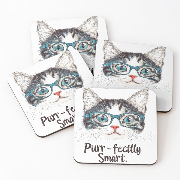 Item preview, Purr-fectamente inteligente: el ingenioso diseño del gato designed and sold by AmazedHub.