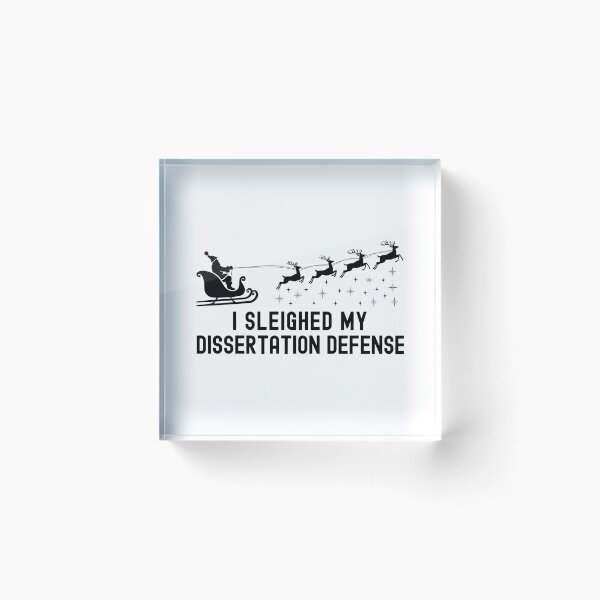 Item preview, I Sleighed My Dissertation Defense | Phd Defense Christmas | Christmas Doctoral Defense | Doctoral Graduation Christmas designed and sold by jadedscientist.