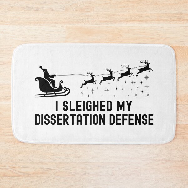 Item preview, I Sleighed My Dissertation Defense | Phd Defense Christmas | Christmas Doctoral Defense | Doctoral Graduation Christmas designed and sold by jadedscientist.
