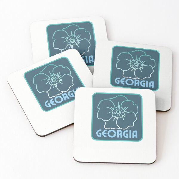 Artikelvorschau, Georgia State Flower Cherokee Rose Klassisches T-Shirt Aufkleber entworfen und verkauft von ThinkNature!.