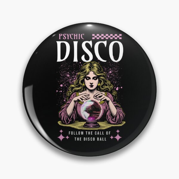 Item preview, DISCO  - Psychic Disco (white/pink)  designed and sold by Discothreadz.