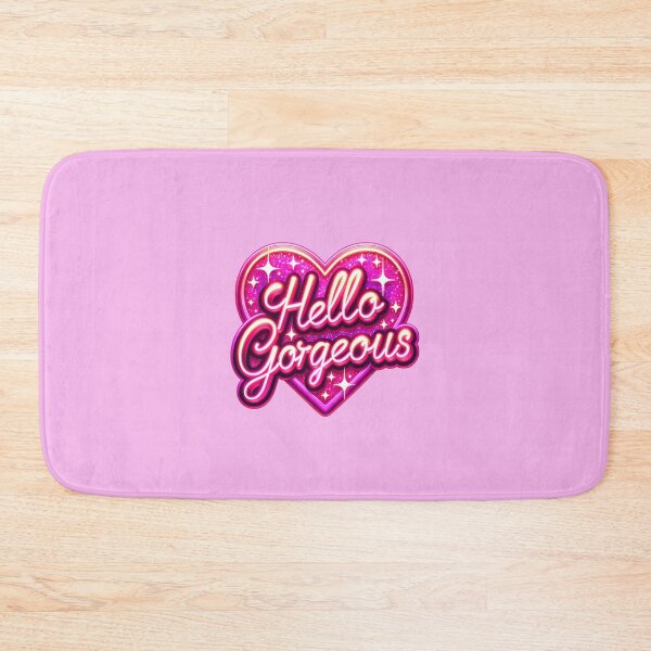 Item preview, Cute Hello Gorgeous with a heart Stickers and more designed and sold by CRandRRstickers.
