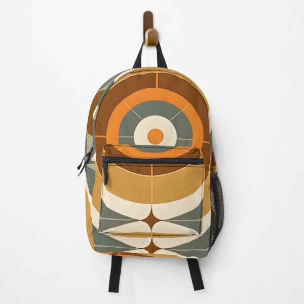 Item preview, Mid Century Modern Geometric Circles Green Brown designed and sold by Prints and Lifestyle.