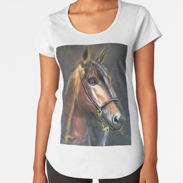 Aperçu de l'œuvre  un superbe cheval bai. créée et vendue par Double Dutch Designs.