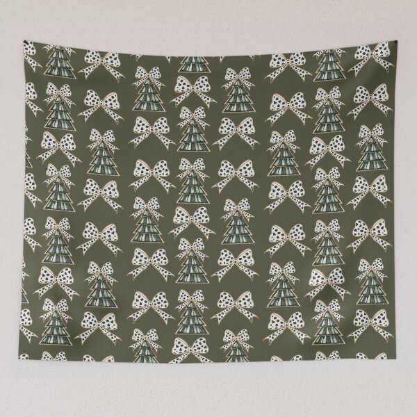 Item preview, Paint Brush Christmas Tree Dalmatian Bow  designed and sold by RachelRebel.