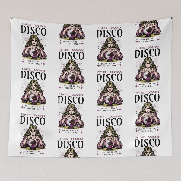 Item preview, DISCO  - Psychic Disco (black/pink)  designed and sold by Discothreadz.