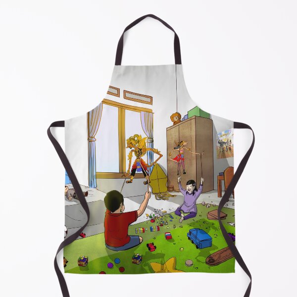 Item preview, two children playing puppets in the room designed and sold by agusterus.