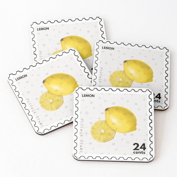 Item preview, Vintage Lemon Postage Stamp designed and sold by RabbitK.