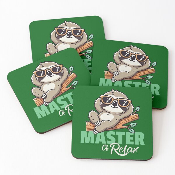 Item preview, Master Of Relax - The Chilling Sloth designed and sold by The magic  Yellow bus.