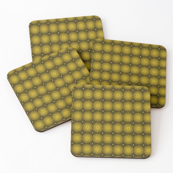 Item preview, Starburst Mid-Century Modern Pattern Black Cut Out designed and sold by taiche.