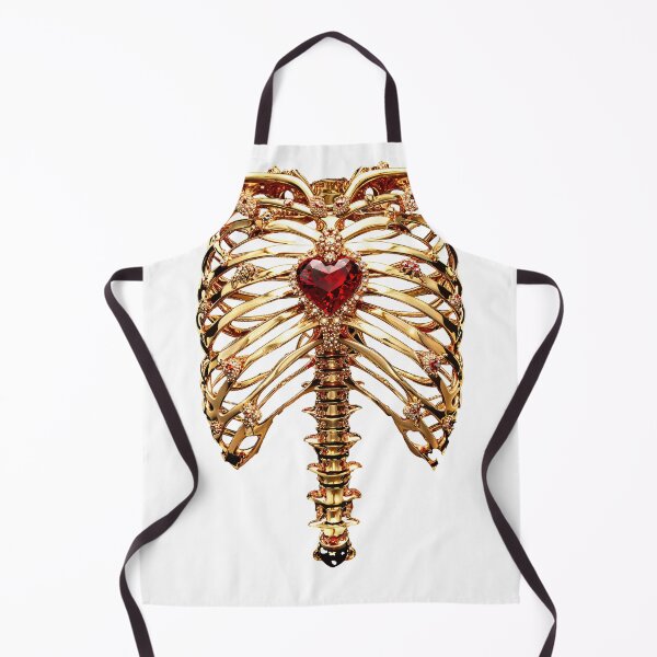 Item preview, Ruby Heart Golden Ribcage designed and sold by hyperdogg.