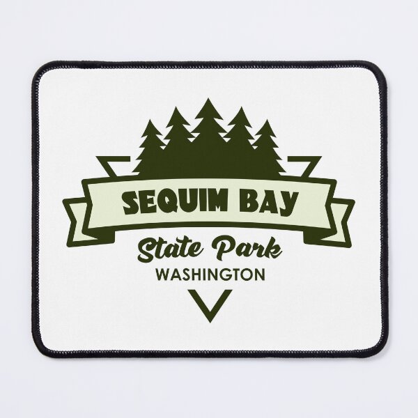Item preview, Sequim Bay State Park Washington Trees And Ribbon designed and sold by bivenart.