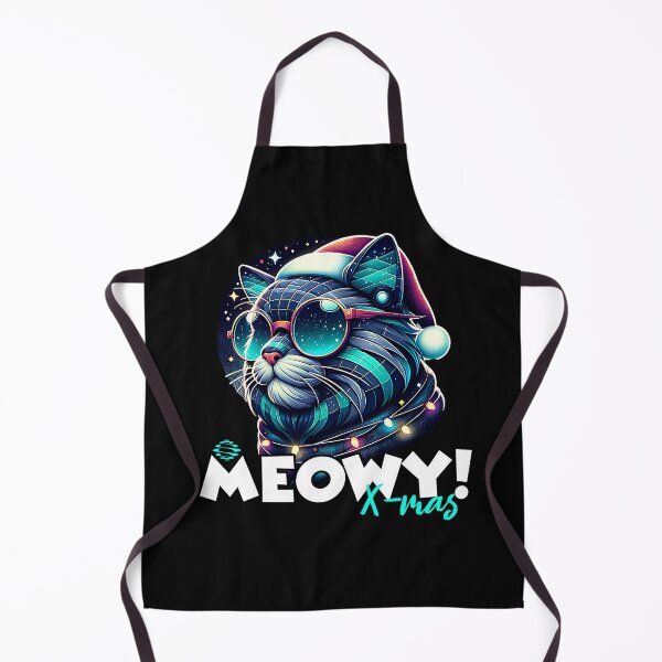 Item preview, Meowy X-mas: Retro Space Cat Holiday designed and sold by Belarte.shop.