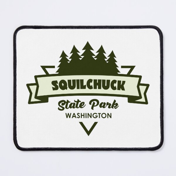 Item preview, Squilchuck State Park Washington Trees And Ribbon designed and sold by bivenart.