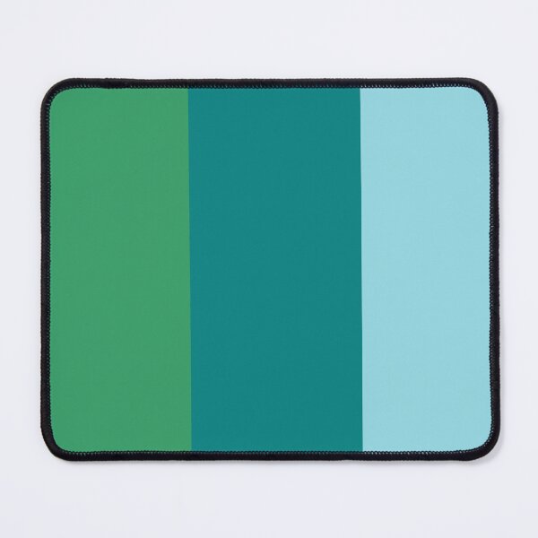 Item preview, Vertical Wide Stripes In Three Shades Of Blue Green designed and sold by taiche.