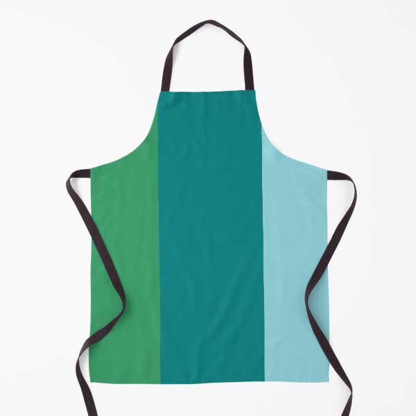 Item preview, Vertical Wide Stripes In Three Shades Of Blue Green designed and sold by taiche.