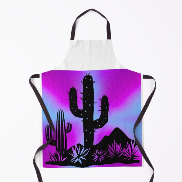 Item preview, Vibrant Psychedelic Cactus Desert Scene in Pink, Magenta, and Purple Hues designed and sold by Fredster1966.