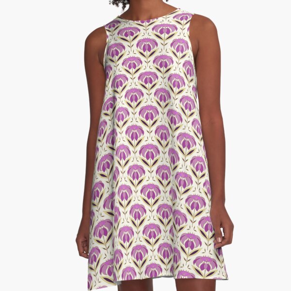 Mauve Mood A-Line Dress