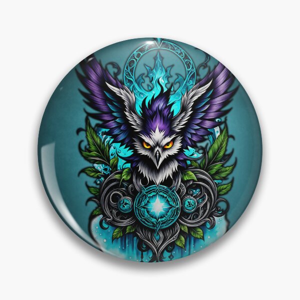 Item preview, Owl with magical elements.  designed and sold by nicky2342.