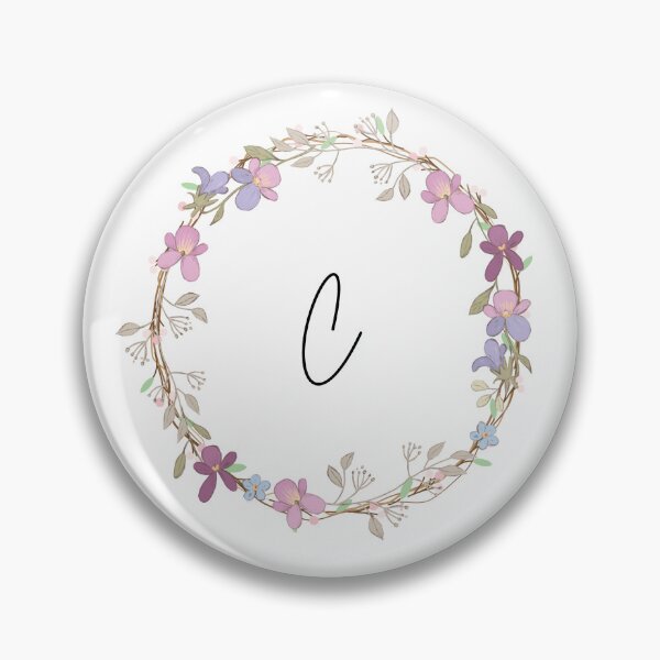 Item preview, Initial C wreath designed and sold by Zah-Doodles.