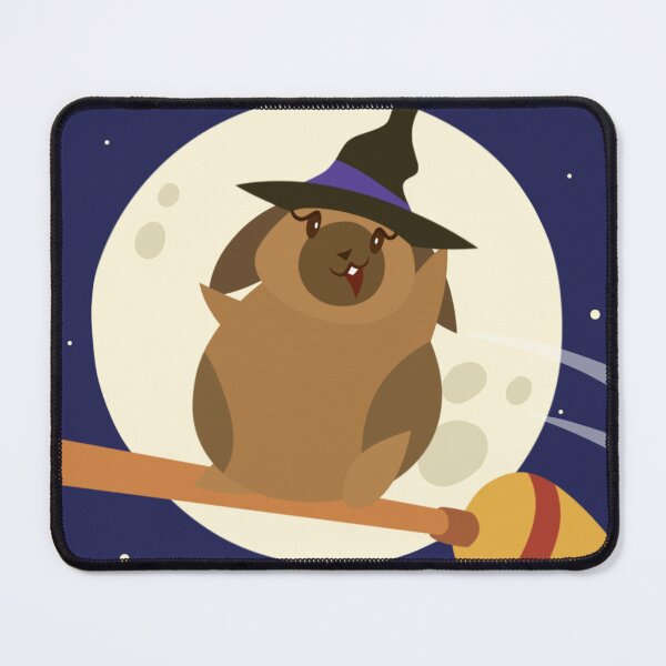 Item preview, Cleo the Bunny: Witchy Ride designed and sold by Kyna Arts.