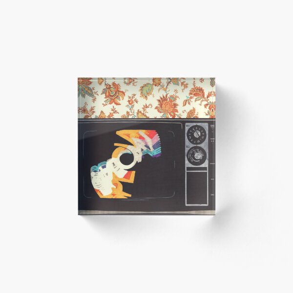 A CBS Special Presentation Acrylic Block