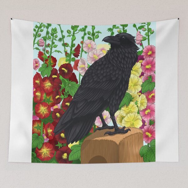 Item preview, Raven and Hollyhocks designed and sold by SuikaSenpai.