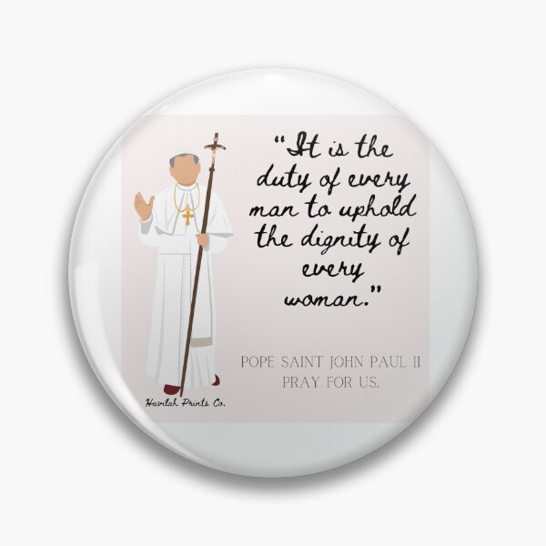 Item preview, Pope Saint John Paul II- Quote Designs designed and sold by HavilahPrintsCo.