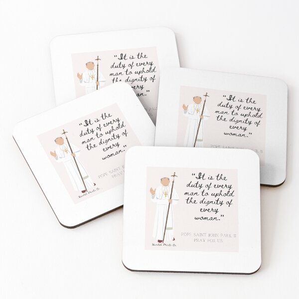 Item preview, Pope Saint John Paul II- Quote Designs designed and sold by HavilahPrintsCo.