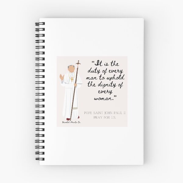 Item preview, Pope Saint John Paul II- Quote Designs designed and sold by HavilahPrintsCo.