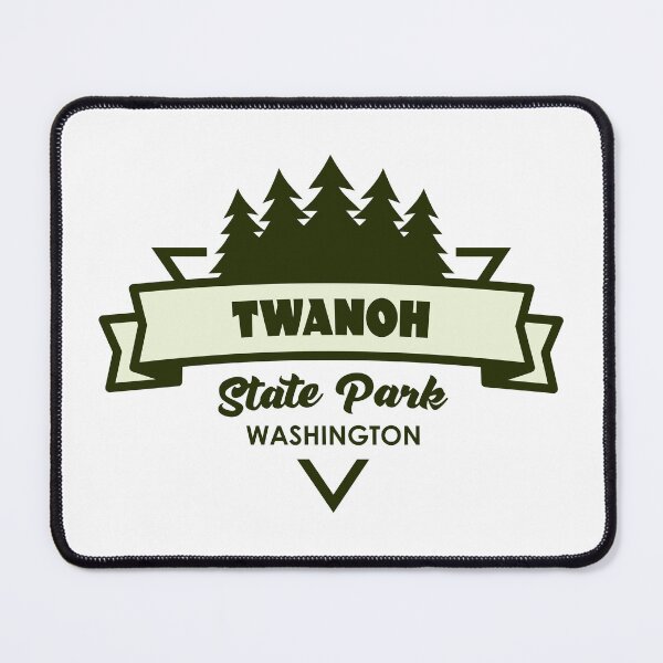 Item preview, Twanoh State Park Washington Trees And Ribbon designed and sold by bivenart.