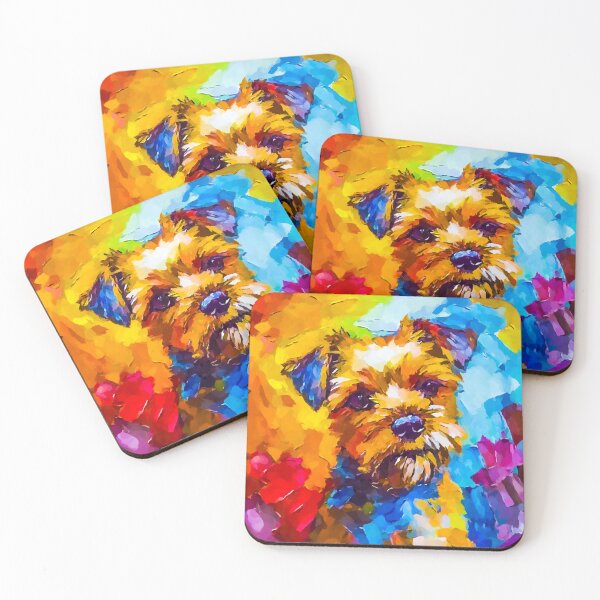 Item preview, Border Terrier (digital painting) designed and sold by shrolts.