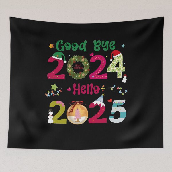 Item preview, New Year, Goodbye 2024 Hello 2025 designed and sold by Masonbaxter.