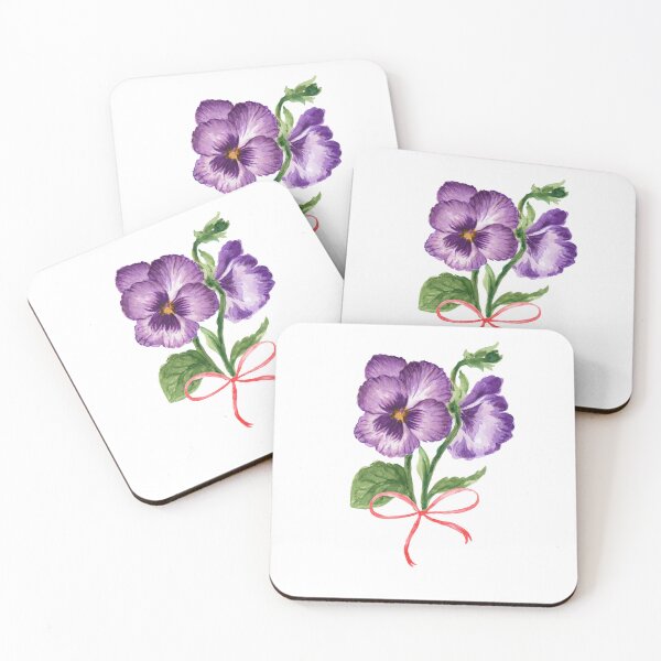 Item preview, "Birth Flower Beauties: The February Violet Collection" designed and sold by Playful Strokes pom@pom.