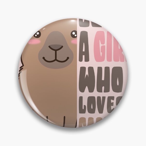 Item preview, Just A Girl Who Loves Capybara designed and sold by samah82.