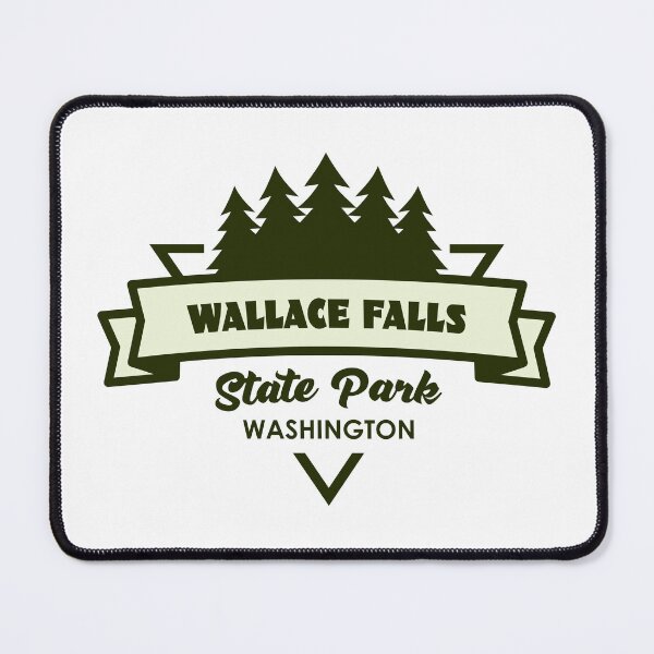 Item preview, Wallace Falls State Park Washington Trees And Ribbon designed and sold by bivenart.