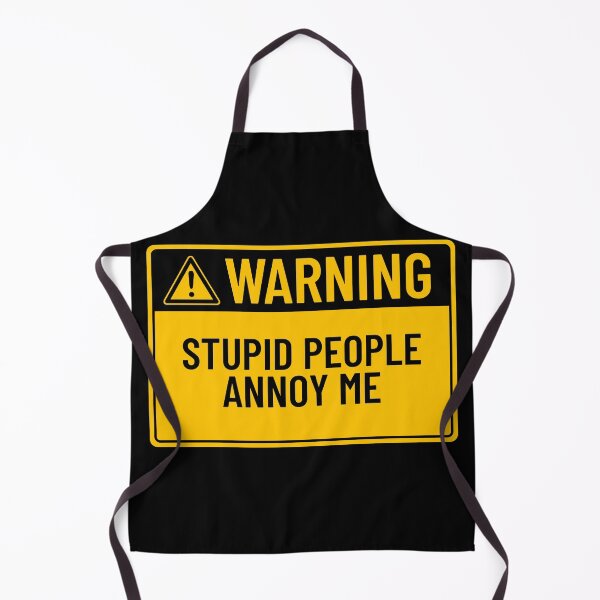 Item preview, Warning: Stupid People Annoy Me designed and sold by mr-k-store.