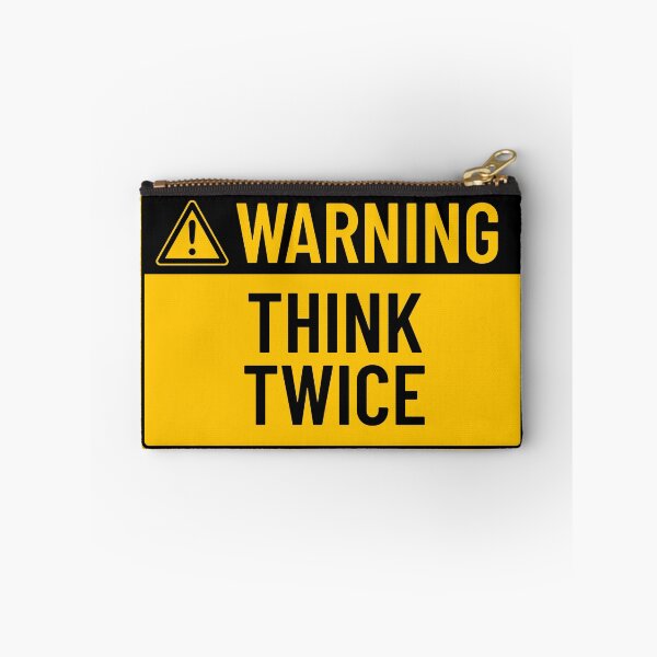 Item preview, Warning: Think Twice designed and sold by mr-k-store.