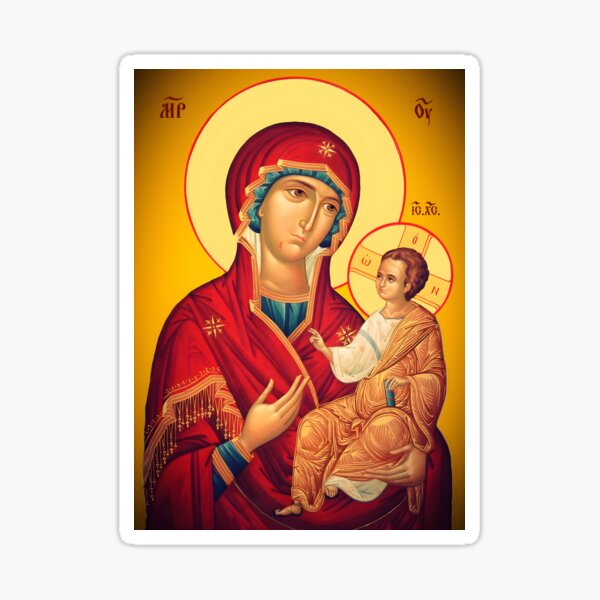 Item preview, The Myrrh-Streaming Iveron-Montreal Icon of the Mother of God, Virgin Mary designed and sold by orthodox-icon.