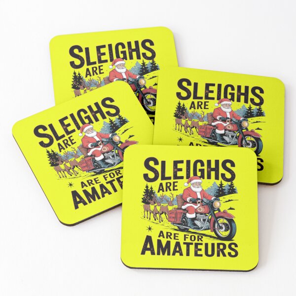 Item preview, Sleighs Are For Amateurs - Santa Design designed and sold by Peter Stawicki.