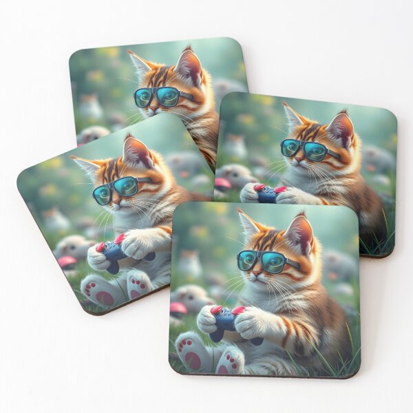 Item preview, Gamer Pet Pattern #3 designed and sold by Kaleidoscope Print.
