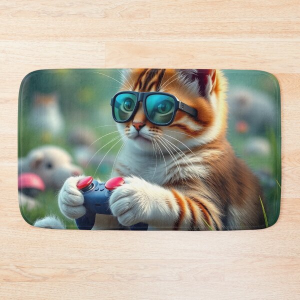 Item preview, Gamer Pet Pattern #3 designed and sold by Kaleidoscope Print.