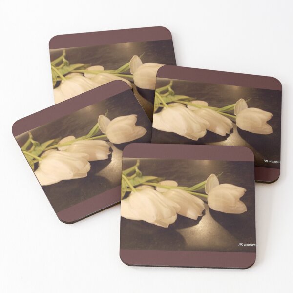 Item preview, tulips in white tranquility designed and sold by Nicholes  Dream Visions.
